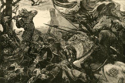Harold w bitwie pod Hastings, 1066, 1890. autorstwa Unbekannt