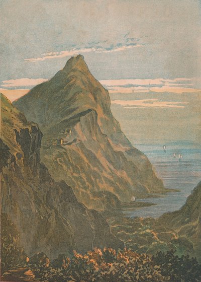 Punkt Hartlanda. W pobliżu Clovelly, North Devon, 1864. autorstwa Unbekannt