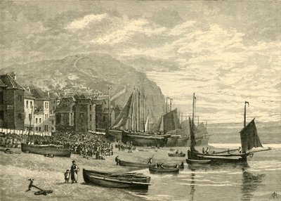Hastings: Dzielnica Rybaków, 1898. autorstwa Unbekannt