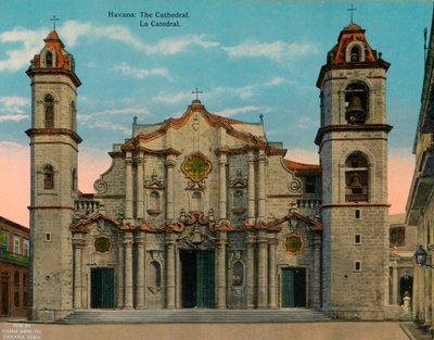 Katedra w Hawanie, Kuba, ok. 1920 r. autorstwa Unbekannt