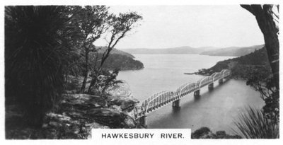 Rzeka Hawkesbury, Australia, 1928 autorstwa Unbekannt
