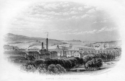 Hayle St Ives w oddali, c1860 autorstwa Unbekannt