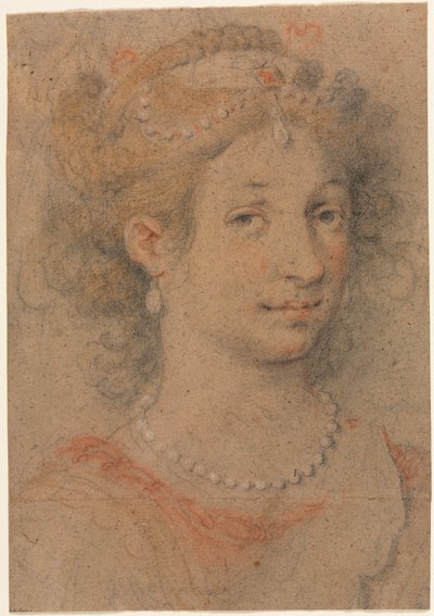 Głowa kobiety, 1600s. autorstwa Unbekannt