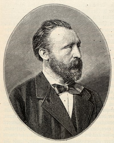 Heinrich von Stephan 1831-1897, dyrektor generalny poczty. autorstwa Unbekannt