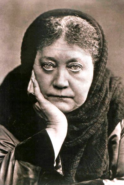 Helena Blavatsky, rosyjska pisarka i założycielka teozofii, 1889 autorstwa Unbekannt