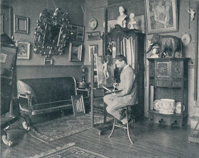 Henri Gervex w swojej pracowni, ok. 1897 autorstwa Unbekannt