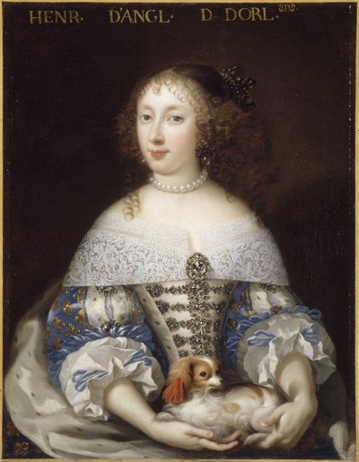 Henrietta z Anglii, księżna orleańska 1644-1670, ok. 1665. autorstwa Unbekannt