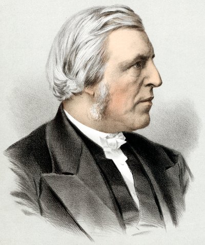 Henry Allon 1818-1892, angielski boski kongregacyjny, c1880 autorstwa Unbekannt