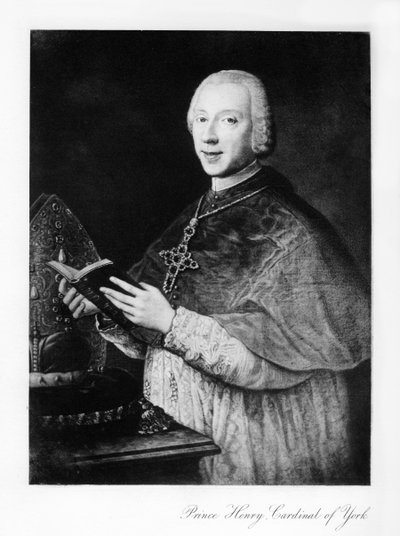 Henry Benedict Stuart jako kardynał książę Yorku, 1907 autorstwa Unbekannt