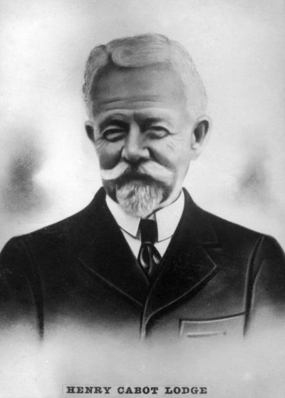 Henry Cabot Slim Lodge 1850-1924, amerykański senator republikański i historyk, ok. 1910 r autorstwa Unbekannt