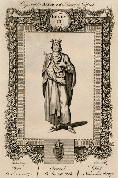 Henryk III, 1207-1272, c1787. autorstwa Unbekannt