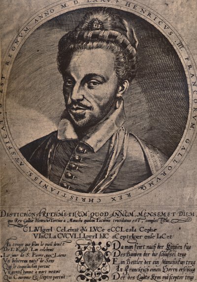 Henryk III, król Francji, ok. XVI w. 1894 r autorstwa Unbekannt