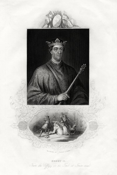 Henryk II, król Anglii, 1860 autorstwa Unbekannt