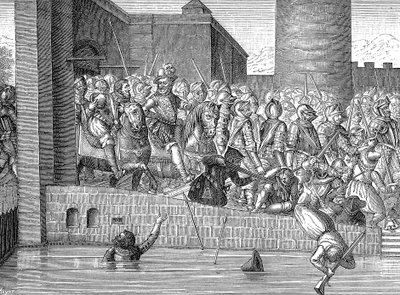 Henryk IV z Francji wjeżdża do Paryża, 22 marca 1594 autorstwa Unbekannt