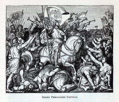Henryk ogłoszony cesarzem, 1882 r autorstwa Unbekannt