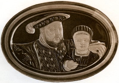 Henryk VIII i książę Edward, 1902 autorstwa Unbekannt