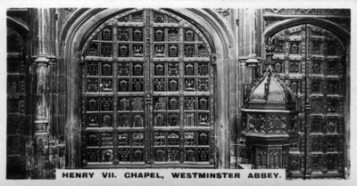 Kaplica Henryka VII, Opactwo Westminsterskie, Londyn, ok. 1920 r. autorstwa Unbekannt