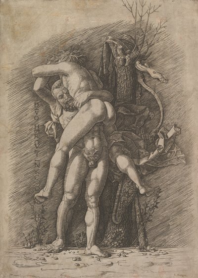 Herkulesa i Anteusza, ca. 1497. autorstwa Unbekannt