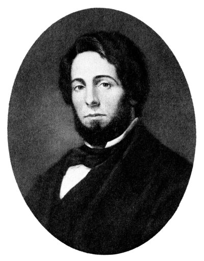 Herman Melville, amerykański pisarz, XIX wiek autorstwa Unbekannt