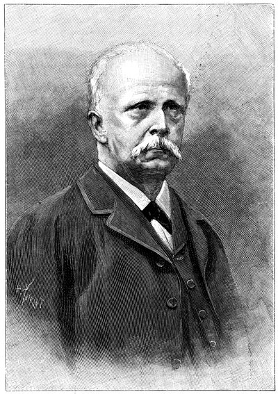 Hermann Ludwig Ferdinand von Helmholtz, niemiecki fizyk i fizjolog, 1894 autorstwa Unbekannt