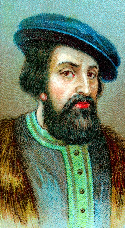 Hernan Cortes 1485-1547, hiszpański konkwistador, który podbił Meksyk autorstwa Unbekannt
