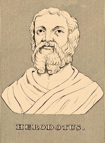 Herodot, c484-c425 pne, 1830. autorstwa Unbekannt