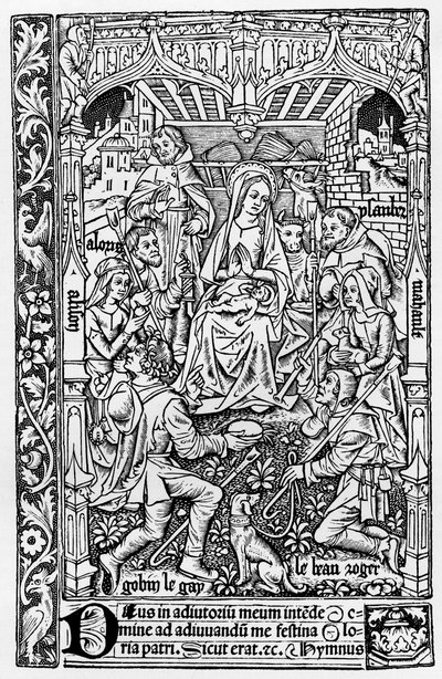 Godziny korzystania z Romme, Paryż, Pigouchet dla Vostre, 20 grudnia 1502, 1910 autorstwa Unbekannt