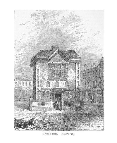 Hicks Hall, 1750. 1878 autorstwa Unbekannt