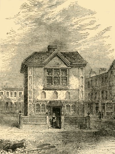 Hickss Hall ok. 1750, ok. 1872 r. autorstwa Unbekannt