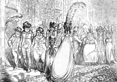 Duża zmiana na Bond Street - lub - Uprzejmość Wielkiego Świata, 1796 autorstwa Unbekannt