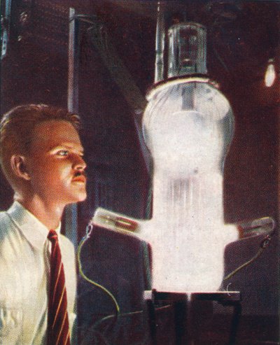 Żarówka sieciowa wysokiej mocy, 1938 autorstwa Unbekannt