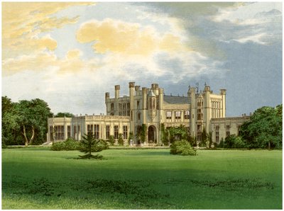 Zamek Highcliffe, Dorset, dom markizy Waterford, ok. 1880 r. autorstwa Unbekannt