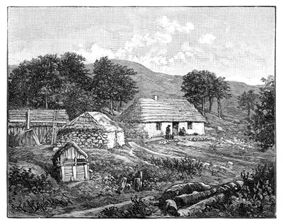Domki górskie w Lochaber, Szkocja, 1900 autorstwa Unbekannt