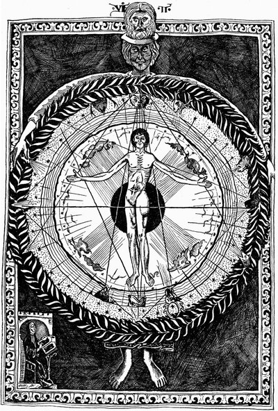 Hildegarda z Bingen 1098-1179, niemiecka opatka i mistyczka autorstwa Unbekannt