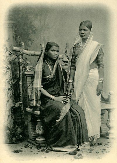 Hinduskie ayahs. autorstwa Unbekannt