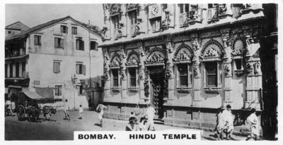 Świątynia hinduska, Bombaj, Indie, ok. 1925 r. autorstwa Unbekannt