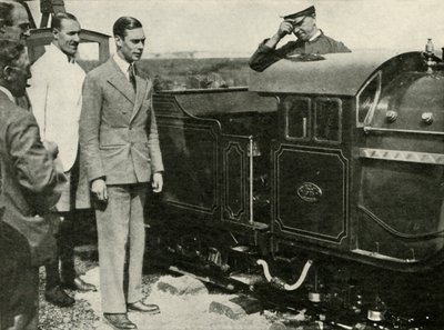 Jego Wysokość Inspekcja Miniaturowej Kolei w New Romney, Kent, 1926, 1937. autorstwa Unbekannt