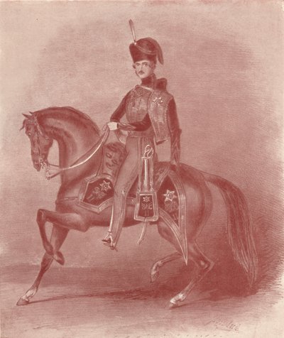 Jego Królewska Wysokość Książę Albert, pułkownik XI huzarów, XIX w., 1909 autorstwa Unbekannt