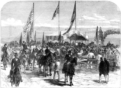 Jego Królewska Wysokość otrzymuje adres Korporacji Glenelg, Australia, 1868 autorstwa Unbekannt