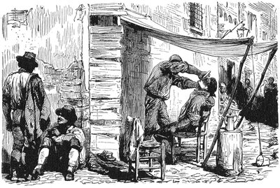 Historia starożytnego Rzymu. Rzym Barber Shop na starym mieście autorstwa Unbekannt