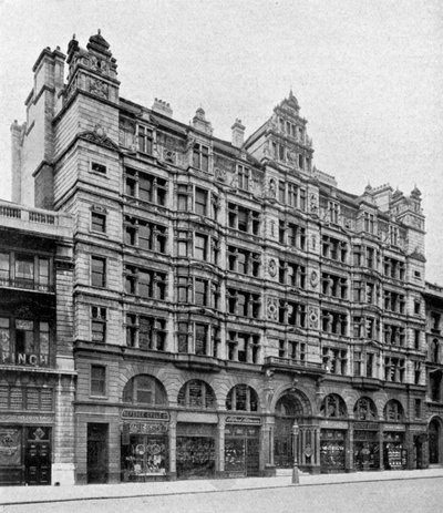 Holborn front banku Birkbeck, Londyn, 1904 autorstwa Unbekannt