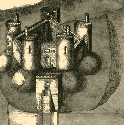 Zamek Holt, w 1610, 1898. autorstwa Unbekannt
