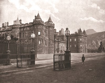 Holyroodhouse, Edynburg, Szkocja, 1894. autorstwa Unbekannt