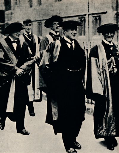 Honorowy Stopień w Oksfordzie, 1925, 1945. autorstwa Unbekannt