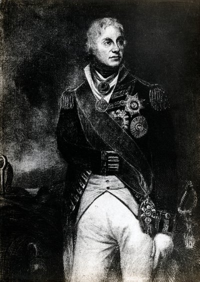 Horatio Nelson, 1. wicehrabia Nelson, angielski dowódca marynarki wojennej, XIX w. autorstwa Unbekannt
