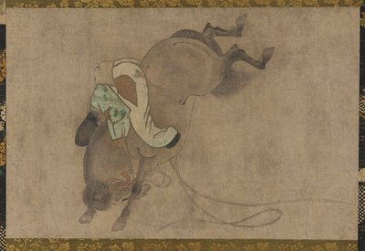 Koń i jeździec, okres Momoyama, 1568-1615. autorstwa Unbekannt