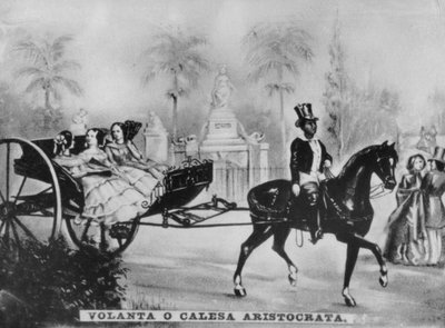 Koń i kareta arystokracji, ok. 1910 autorstwa Unbekannt