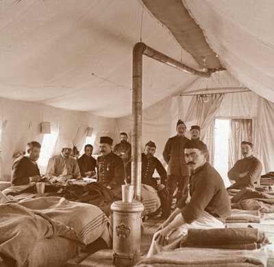 Szpital, Suippes, Somme, północna Francja, c1914-c1918 autorstwa Unbekannt