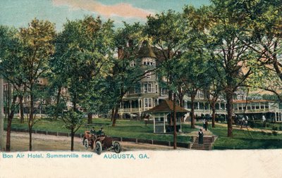Hotel Bon Air, Augusta, Gruzja, ok. 1910 r. autorstwa Unbekannt