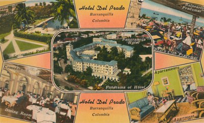 Hotel Del Prado, Barranquilla, Kolumbia, ok. 1940 r. autorstwa Unbekannt
